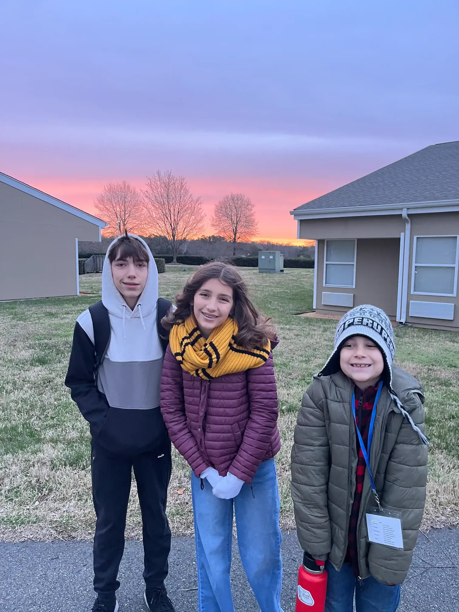 The kids at the homeschool conference