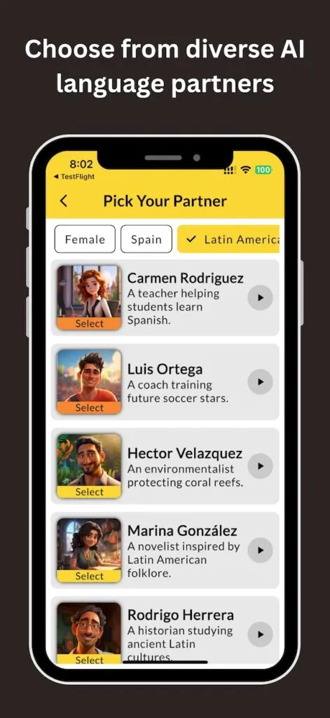 Amigo Lingo screen 2