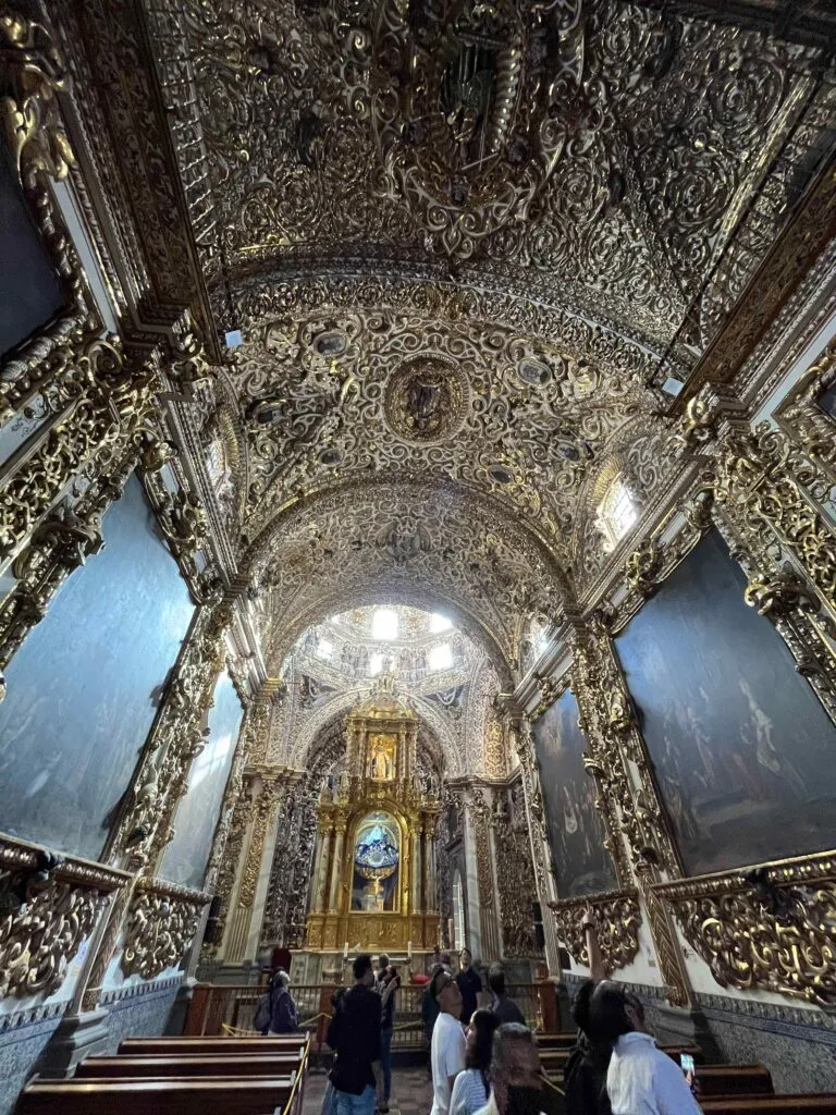 Old Catholic church in Puebla