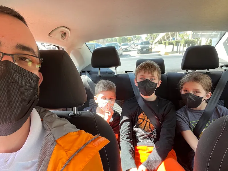 We are currently getting around using Uber. Once we get our resident visas we will be able to get our driver's license.