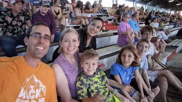 Mitchams at the county fair.