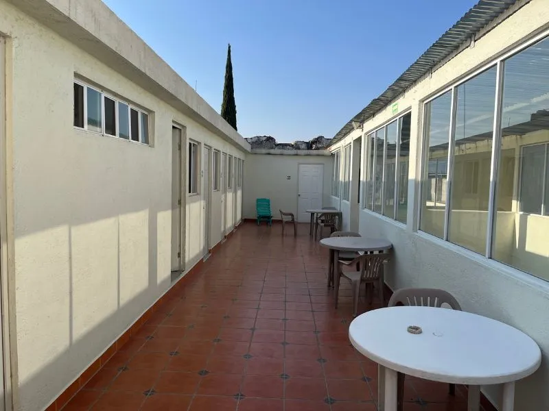 Break area at language school