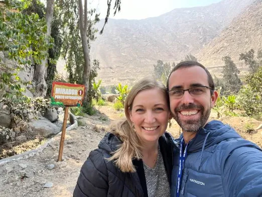 Amy and Jared at a marriage retreat